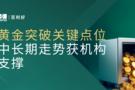 百利好丨黄金突破关键点位，中长期走势获机构支撑